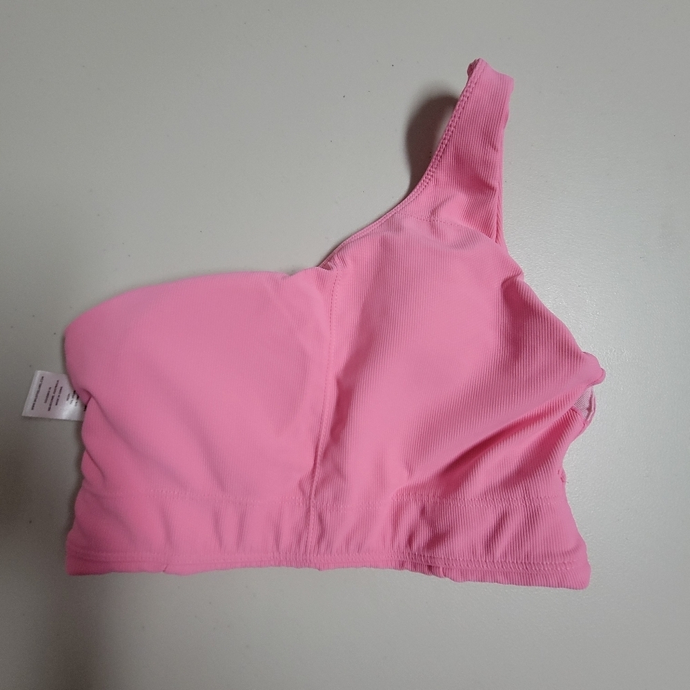 Wilo The Label One Shoulder Ribbed Sports Bra Top Size Small. - Picture 8 of 12